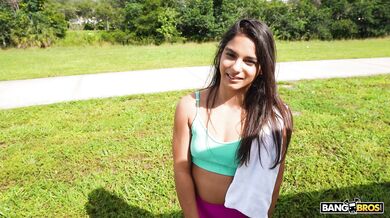 Misty Addams Cardio with BBC in Van